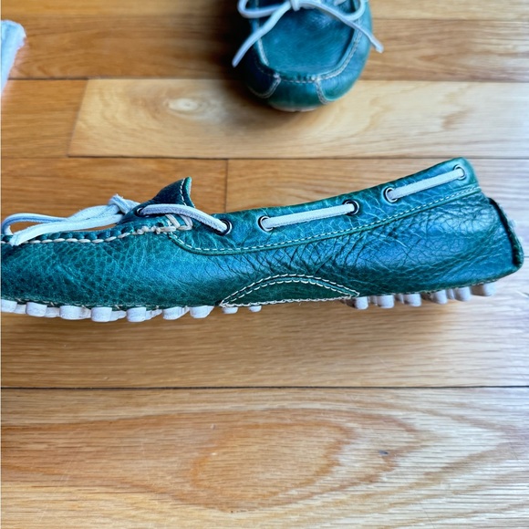Cole Haan green moccasin shoes - Picture 4 of 7